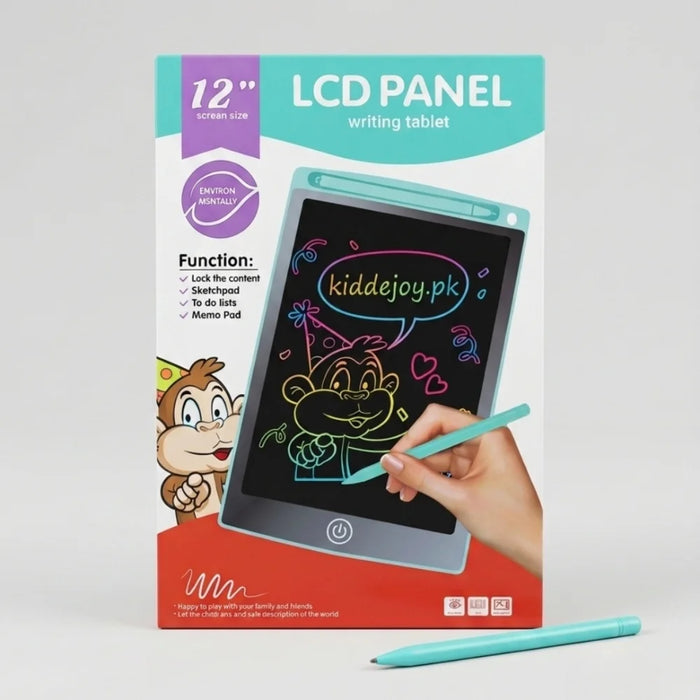 12-Inch LCD Writing Tablet for Kids – Reusable Drawing & Doodle Board