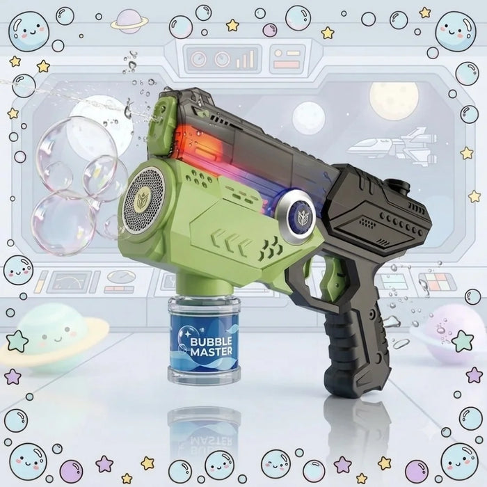 2-in-1 Bubble & Water Gun for Kids – Space Blaster Toy