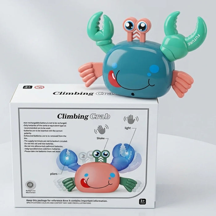 Electric Crawling Crab Toy for Babies & Toddlers – Moving Crab with Lights & Music