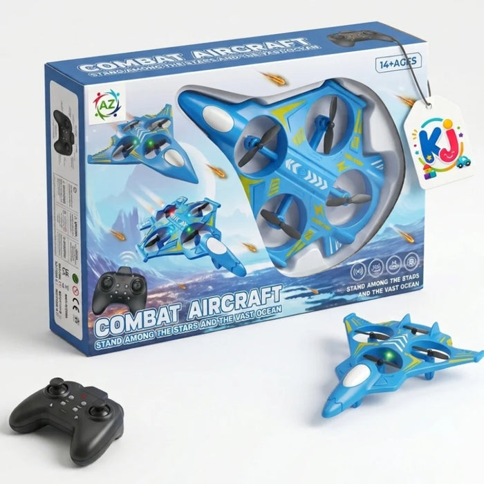 RC Combat Aircraft Drone – Remote Control Flying Jet Toy for Kids