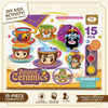 DIY Painted Aladdin Ceramic Tea Set for Kids – 15Pcs Creative Painting Kit