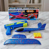 2-in-1 Catapult Airplane Launcher Toy – Soft EVA Bullet