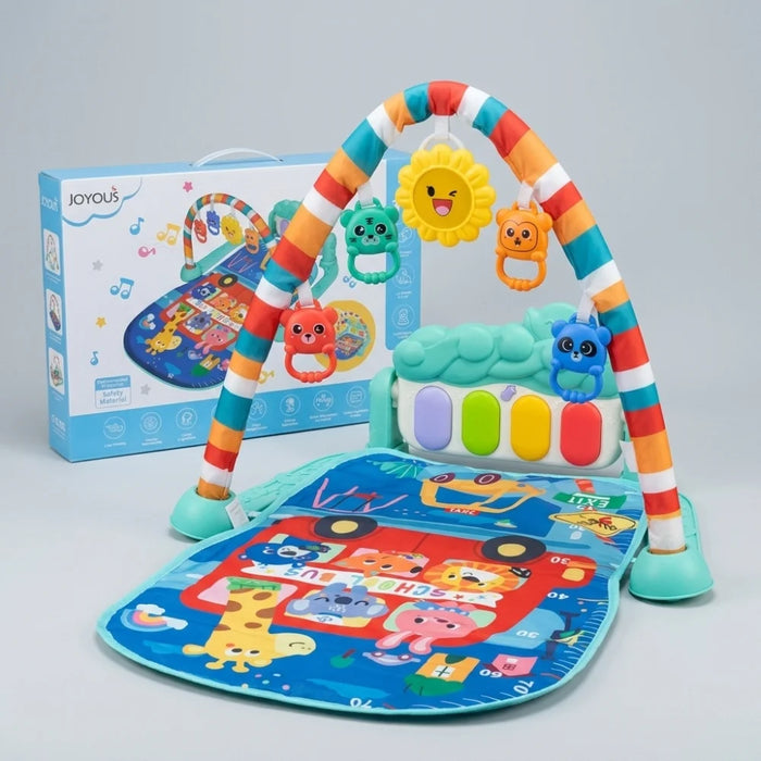 Baby Piano Play Gym – Interactive Infant Activity Gym with Rattles