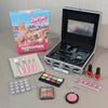 Barbie Girl Makeup Set in Suitcase – 13 Pcs Pretend Play Beauty Kit for Kids