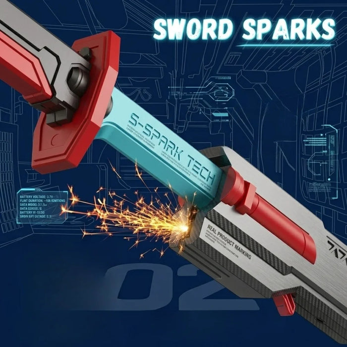 Kids Multi-Color Battle Laser Sword with Smoke – LED Light-Up Toy