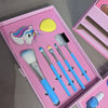 Kids Makeup Beauty Play Set – Pretend Makeup Kit with Brushes & Accessories