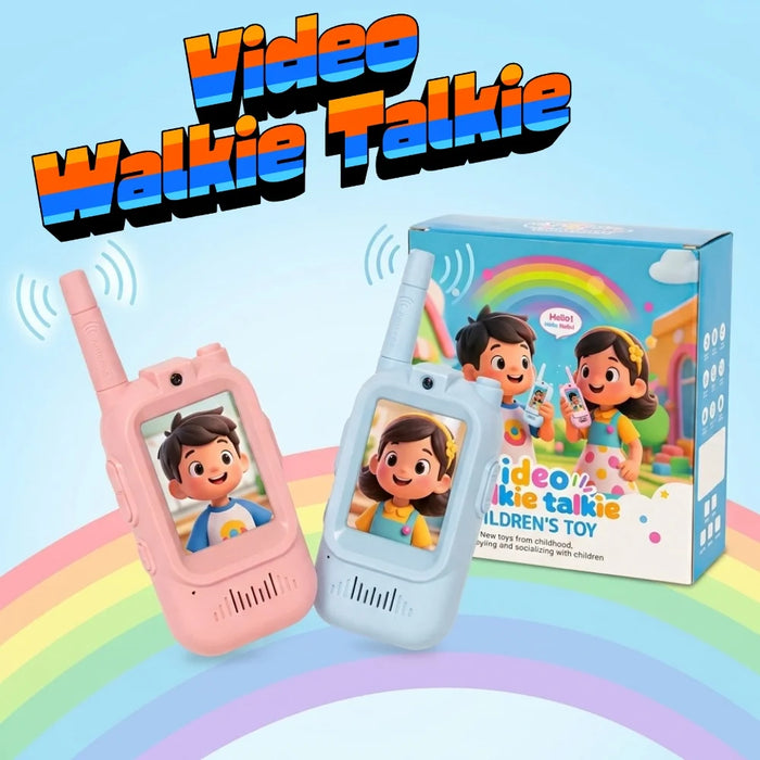 Kids Video Walkie Talkie Set – Rechargeable Two-Way Video & Voice Toy