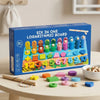 6-in-1 Learning Activity Board – Montessori Educational Toy for Kids